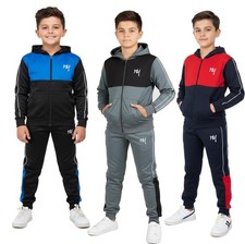 MIANI Boys slim fit tracksuit Jogging Bottom top & hoodie Hoody Junior, Kids