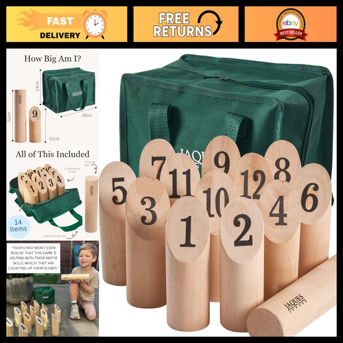 Wooden skittles game - game, |