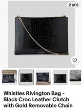 Whistles Black Rivington Moc