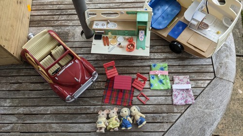 Sylvanian families caravan - sylvanian,