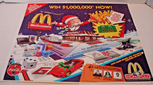 Mcdonald monopoly game win - mcdonald's,
