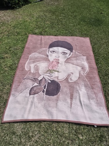 Vtg 80s biederlack blanket - biederlack,