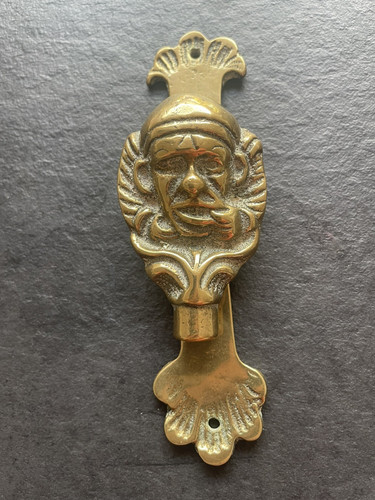 Vintage brass clown jester - brass,