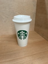 Starbucks White Travel Cup