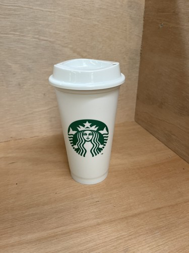Starbucks white travel cup - white,