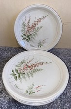 Biltons Staffordshire Ironstone Tableware 6” side  Plates "Foxglove" Set of 4