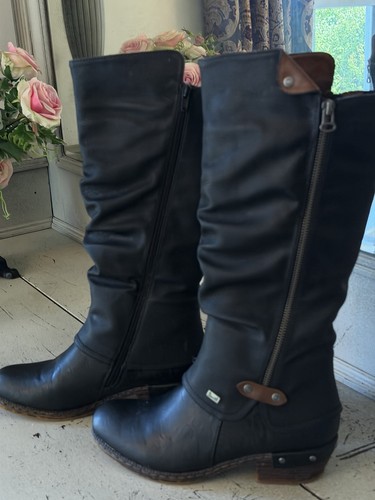 Reiker genuine leather boots - genuine,