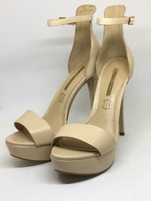 Buffalo plateau sling-back sandals in nudeEU Size 39, UK size 6