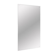 Frameless Rectangle Mirror 450mm x 300mm Hanging Wall Bathroom Mirror | M&W