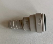 John Guest Speedfit Tube To Hose Connector 15mm Tube OD x 1/2" Hose ID NC448