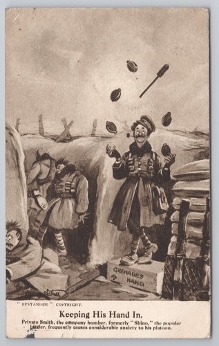 Wwi comic postcard - wwi,