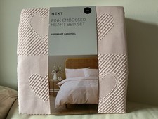 Pink Heart Textured Duvet