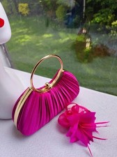 Bright Pink Fascinator and