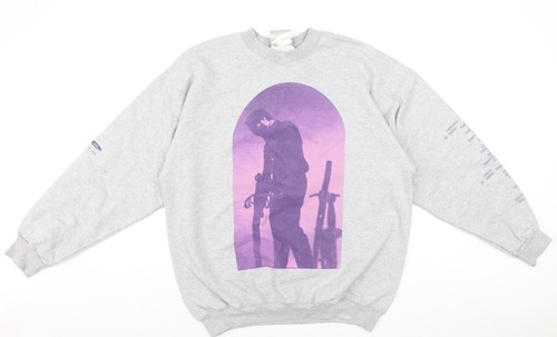 Hanes men grey graphic - grey, l