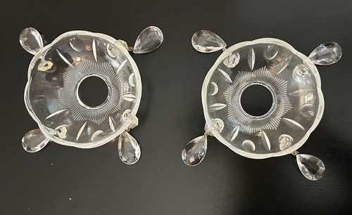 Pair vintage chandelier - of,