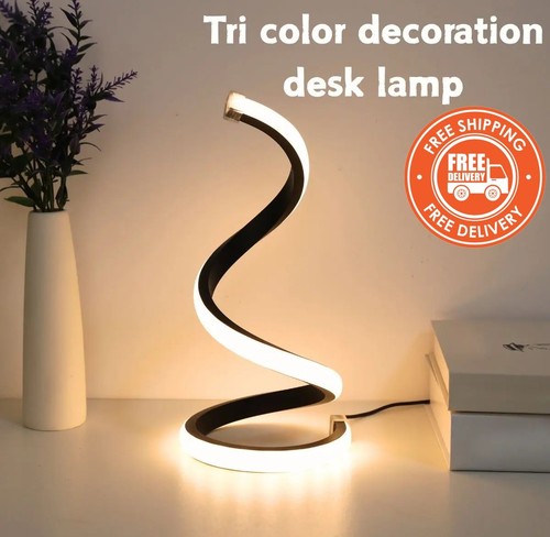 Led spiral desk lamp - spiral,