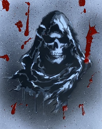 009 reaper stencil - ts-009,