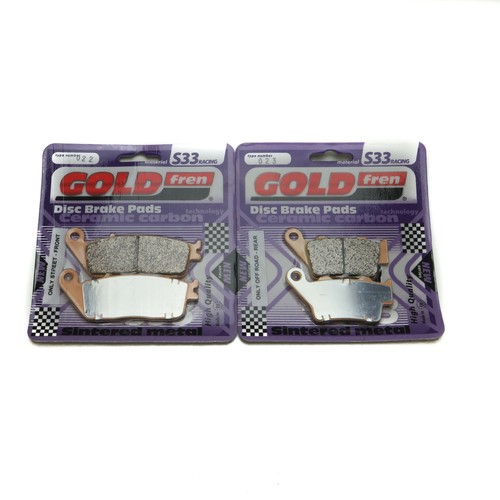 Goldfren s33 brake pads - brake, front