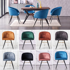 Pack of 2 Velvet Dining Chairs