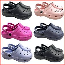 Work Clogs Beach Clogs Ladies Womens Sandals Shoes Breathable Crocs UK Size 3-8