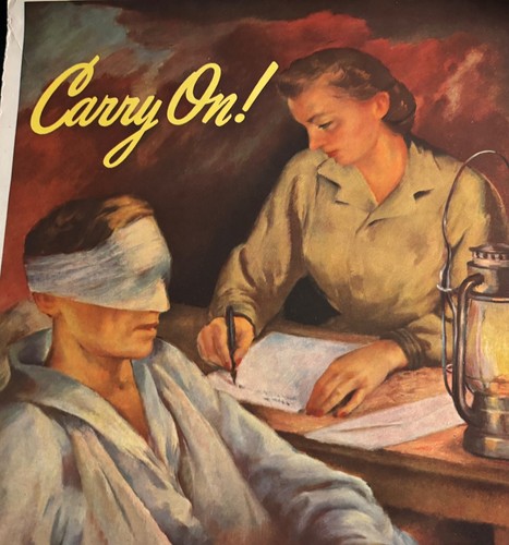 Carry war bonds poster - on,