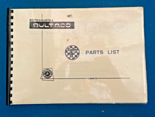 BULTACO SHERPA T FACTORY MOTORCYCLE PARTS MANUAL IN GREAT CONDITION