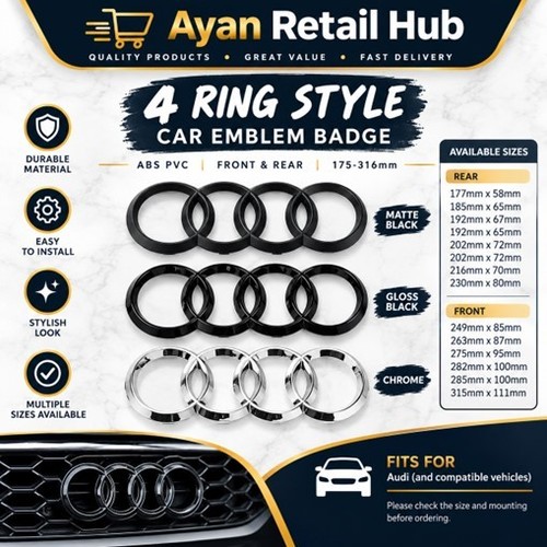Ring style car - ring, emblem