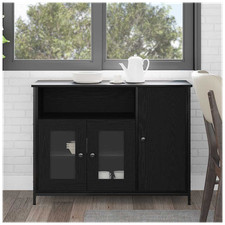 Sideboard 100x35x75cm Black