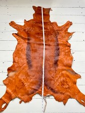 Springbok skin rug, throw, leather