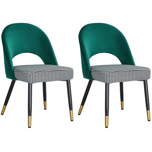 Velvet dining chairs - 1,2x,