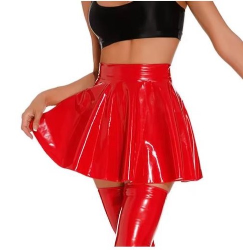 Womens pvc leather flared - womens,