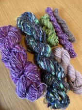 Hand Dyed & Hand Spun Sparkle