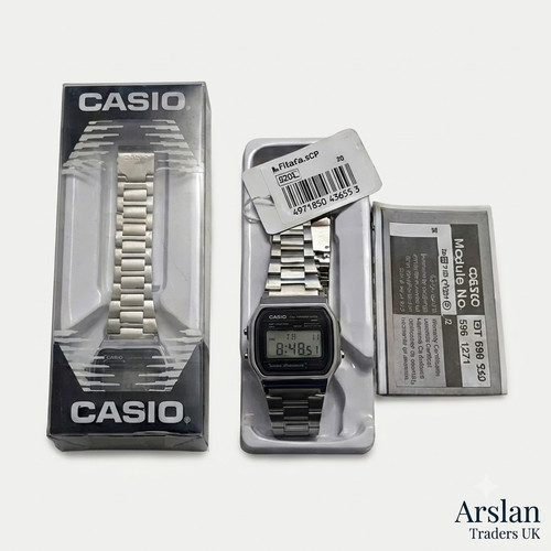 Casio silver a168 digital - casio,