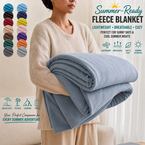 Summer fleece blankets - fleece,