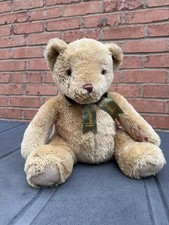 Vintage Harrods Teddy Bear - With Foot Stamp & Label - 12”