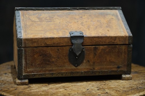 Georgian leather travelling - georgian,