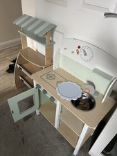 Wooden Toy Kitchen and Shop Stall for Kids Role Play Toy