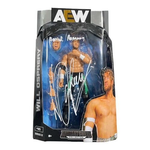 Jsa autographed aew will - jsa,