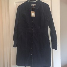 Boden Navy Blue Corduroy Dress