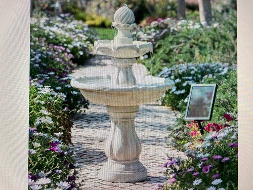 Solar powered water feature - solar,
