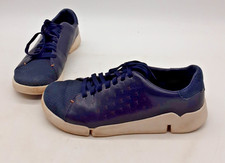 Clarks Ladies Trigenic Trainers - Navy - UK Size 5 - EU 38