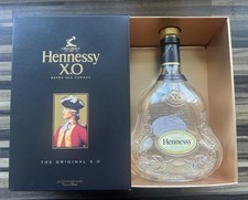 Hennessy X.O Extra Old Cognac. Display Box And Empty Bottle
