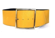 Vintage Mustard Yellow Leather