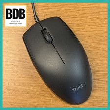 Trust USB Optical Wired Mouse 24089 Corded Computer PC Laptop Desktop