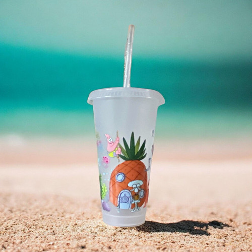 Clear plastic tumbler - plastic,