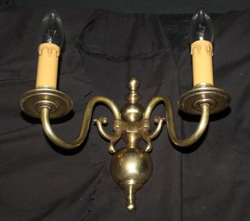 Vintage wall light one - vintage, brass