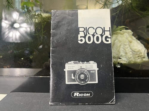Vintage ricoh 500g instruction - vintage,