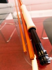 Bloke XLSG UD Fibreglass fly rod blank 6'6" 3-piece 3wt. FULL KIT!  SALE!!