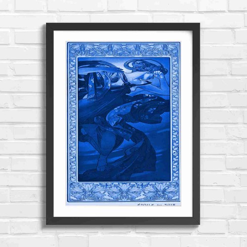 Art nouveau woman - art, with