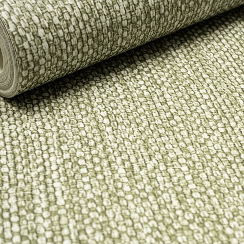 Plain green wallpaper linen - green,